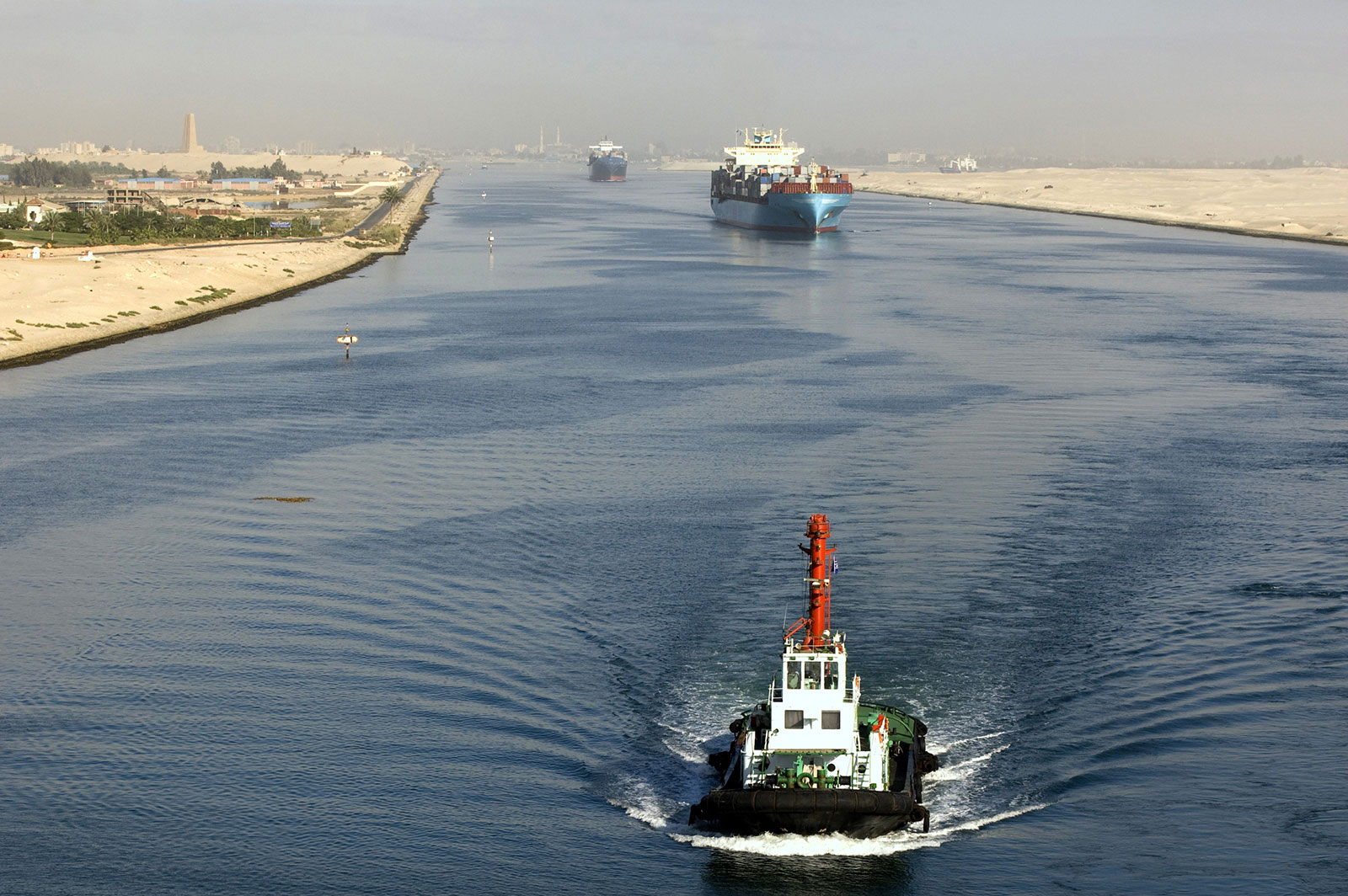 Ships Suez Canal Egypt
