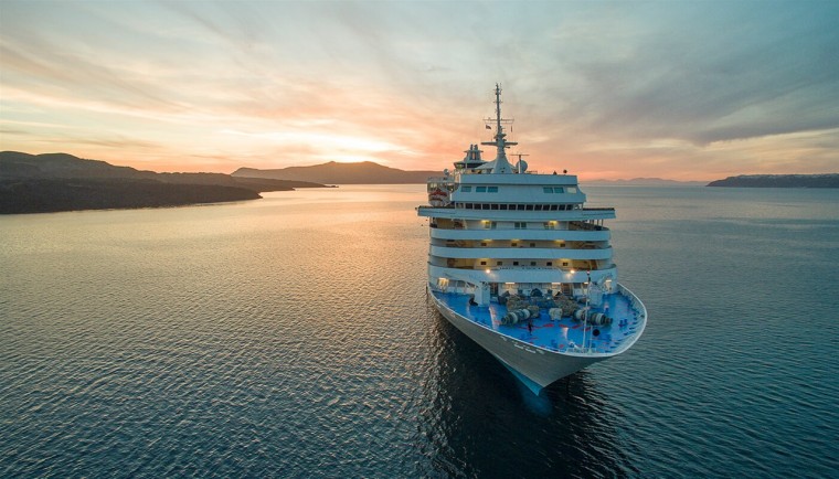 cruise ship sunrise