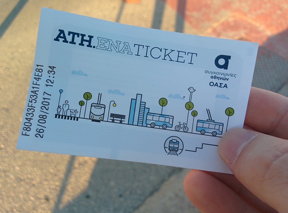 ticket athens metro