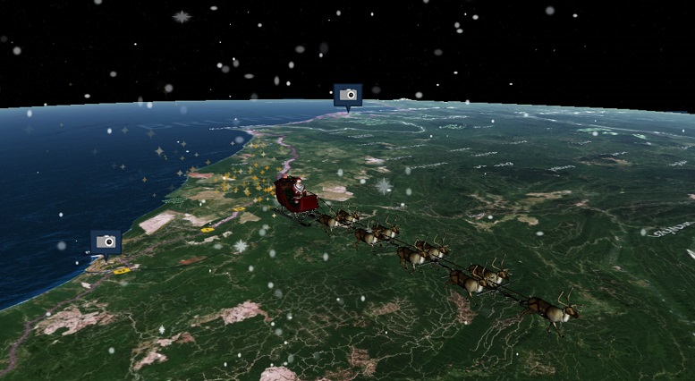 NORAD santa tracker