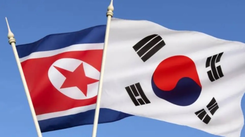 korea flag voreia notia