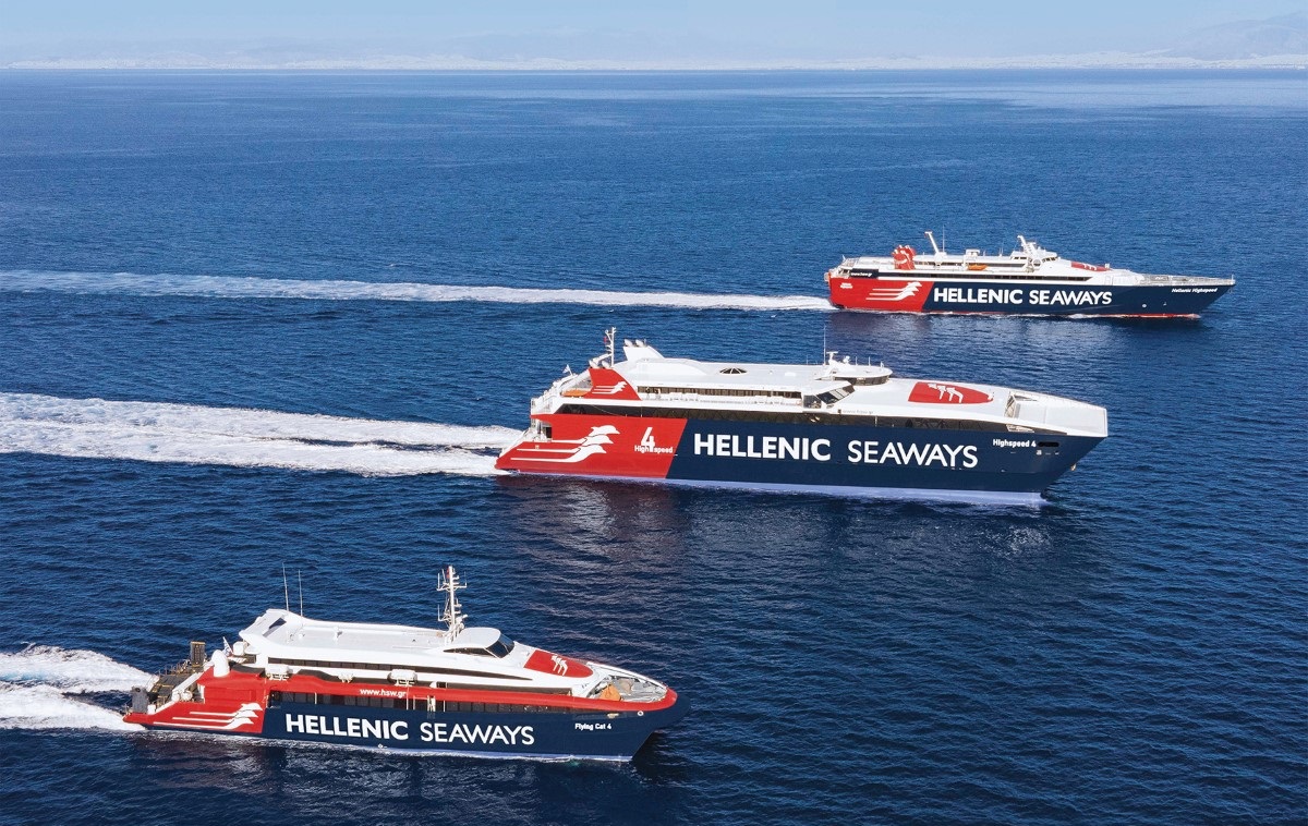 HELLENIC SEAWAYS SCHEDULES FOR HIGHSPEED 4 HELLENIC HIGHSPEED AND FLYING CAT 3