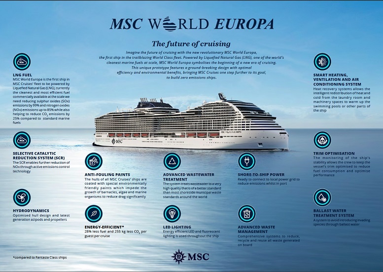 MSC Europa sustainability